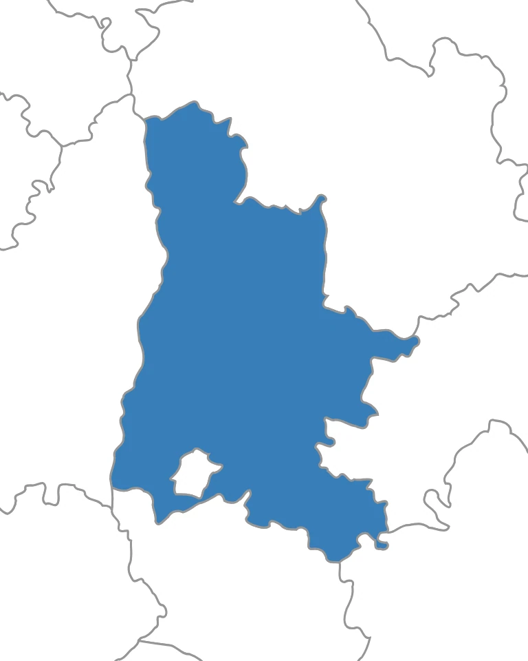 Carte dans la Drôme : agence France Déménagement de Valence