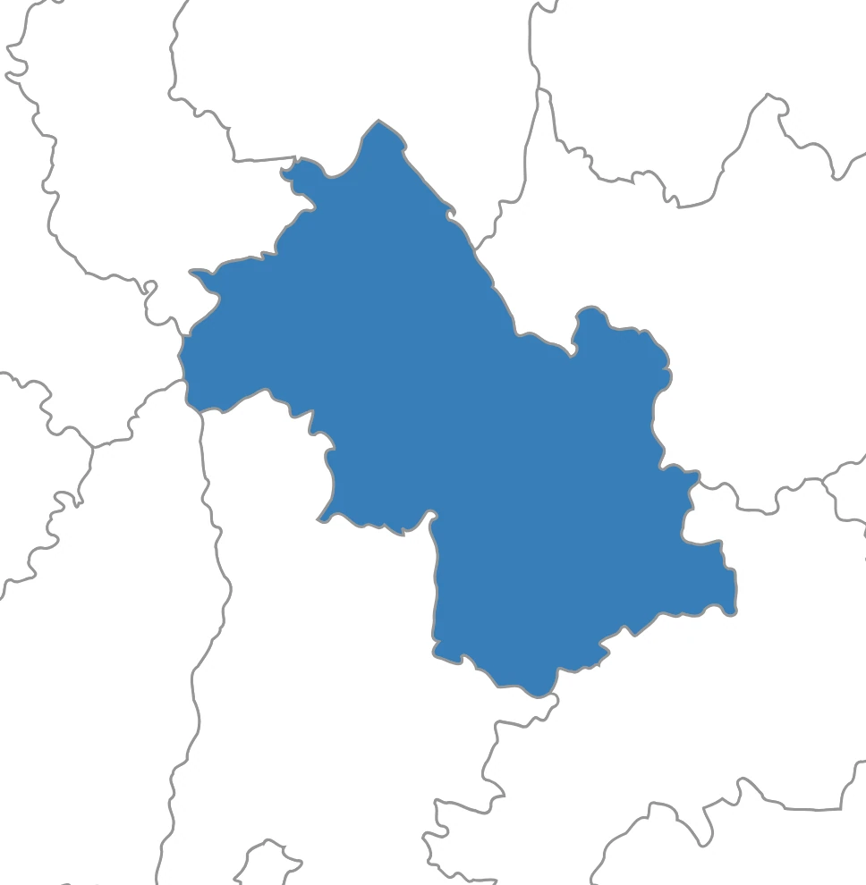 Carte en Isère : agence France Déménagement de Bourgoin-Jallieu