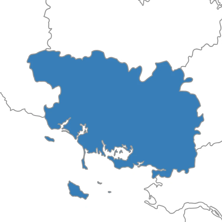 Carte des agences France Déménagement dans le Morbihan