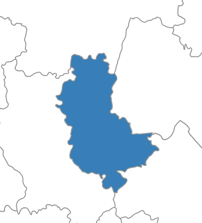 Carte dans le Rhône : agence France Déménagement de Saint-Priest