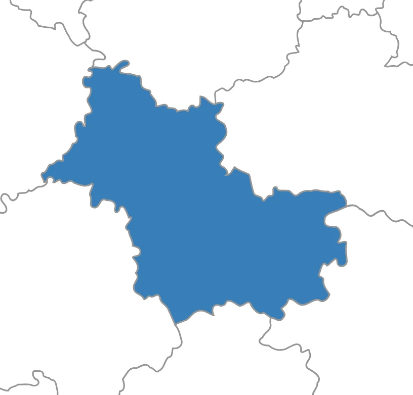 Carte en Loir-et-Cher : agence France Déménagement de Blois